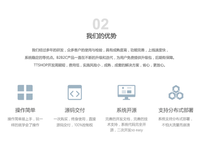 電商系統定制開發-B2B2C多商戶商城系統、購物網站建設